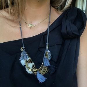 Fringe necklace
